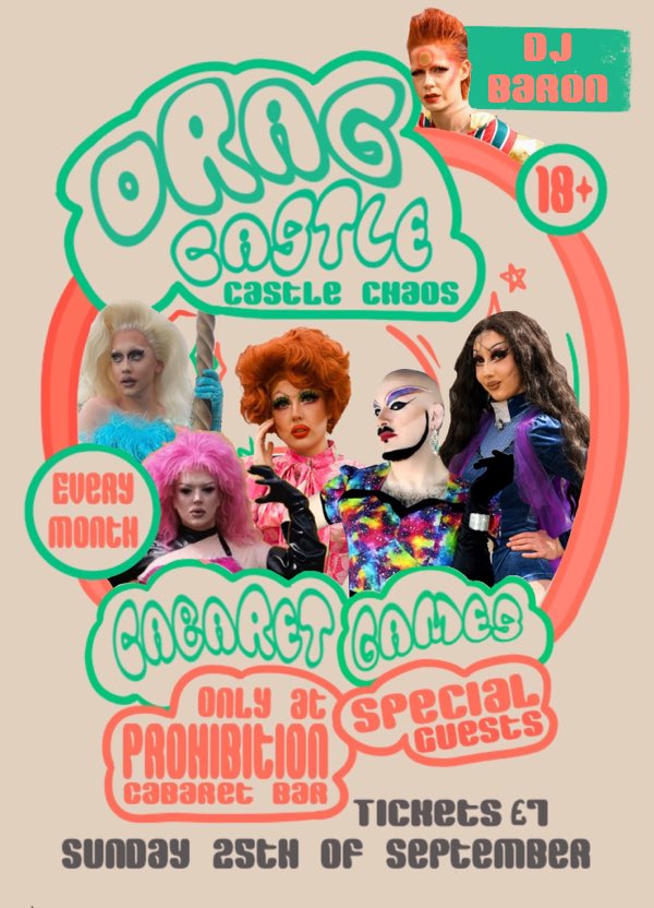 Poster for Dragcastle Castle Chaos September 2022