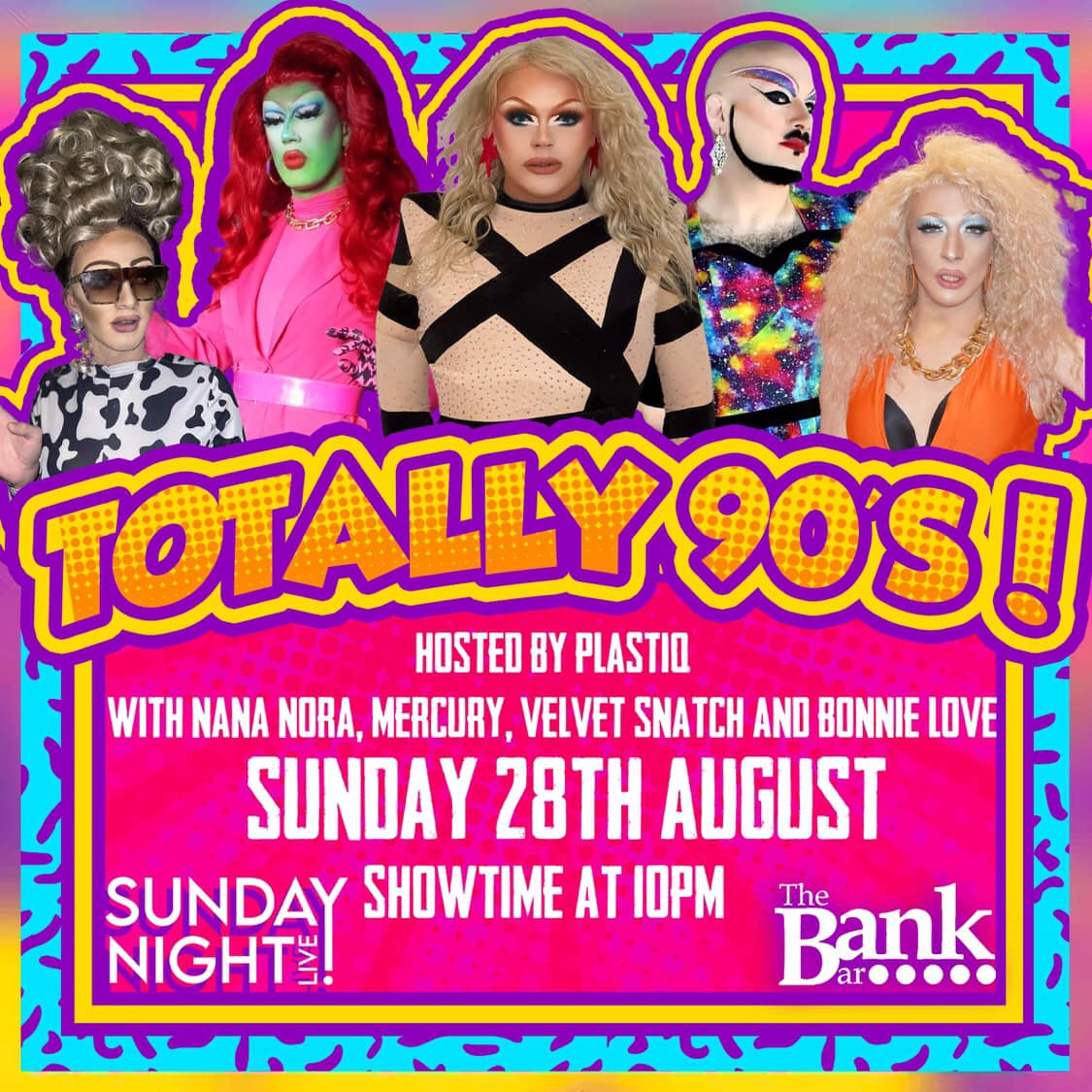 Poster for Sunday Night Live - Totally 90s